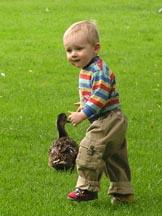 Konrad mit Ente