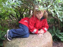 Anna-Lena auf Zoostein