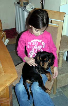 Anna-Lena hat Besuch . Freundin Klara